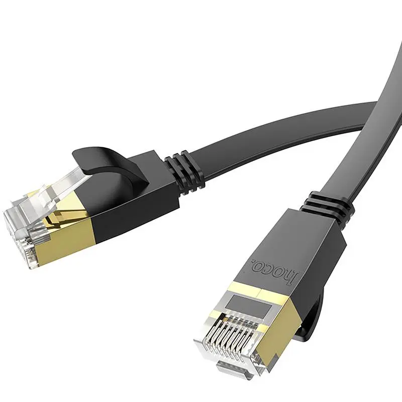 Дата кабель Hoco US07 Level Pro copper gigabit ethernet (1m) Black - фото 3