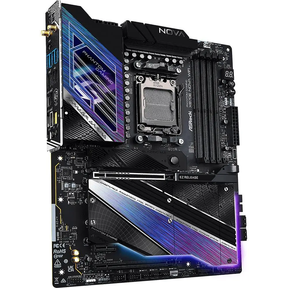 Материнская плата AsRock X870E NOVA WIFI (X870E NOVA WIFI) (Socket AM5, AMD X870E, ATX) - фото 5