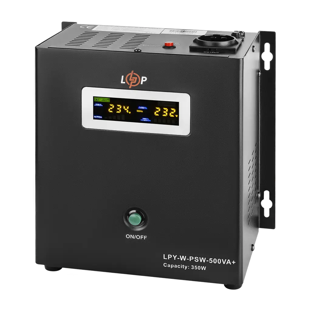 ИБП с правильной синусоидой 12V LPY-W-PSW-500VA+(350Вт)5A/10A - фото 3