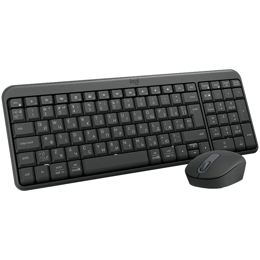Комплект (клавіатура, міша) Logitech MK250 Wireless Combo Graphite (920-013823)