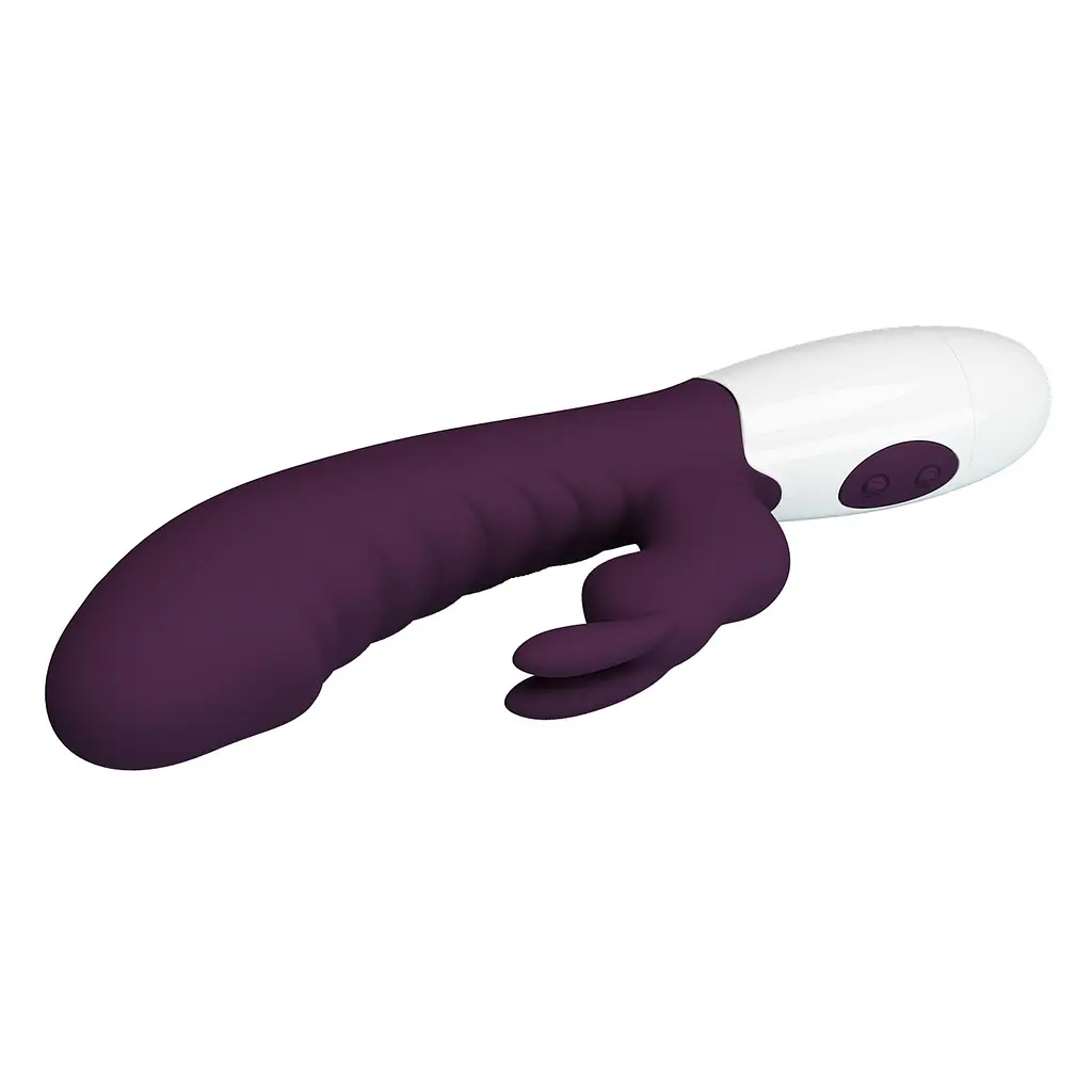 Вибратор-кролик Pretty Love Naughty Bunny, 19.8 см (фиолетовый) - фото 8