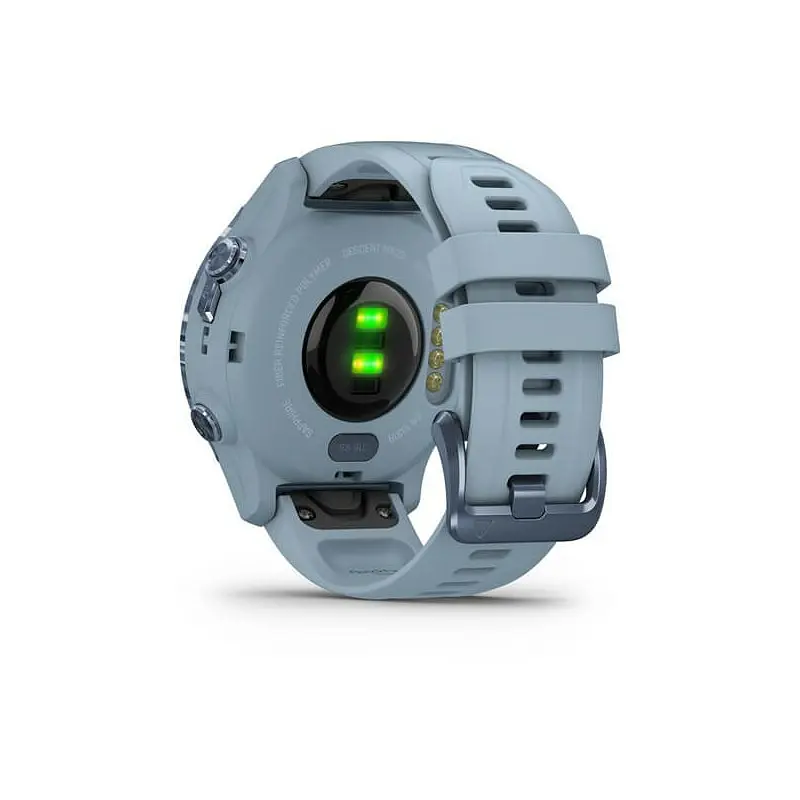 Смарт-годинник Garmin Descent Mk2S Mineral Blue with Sea Foam Silicone Band (010-02403-07) - фото 2