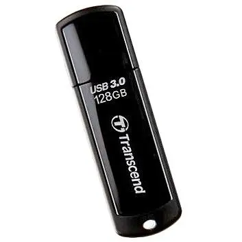 USB Flash накопичувач Transcend 128GB JetFlash 700 USB 3.0 black (TS128GJF700) - фото 2