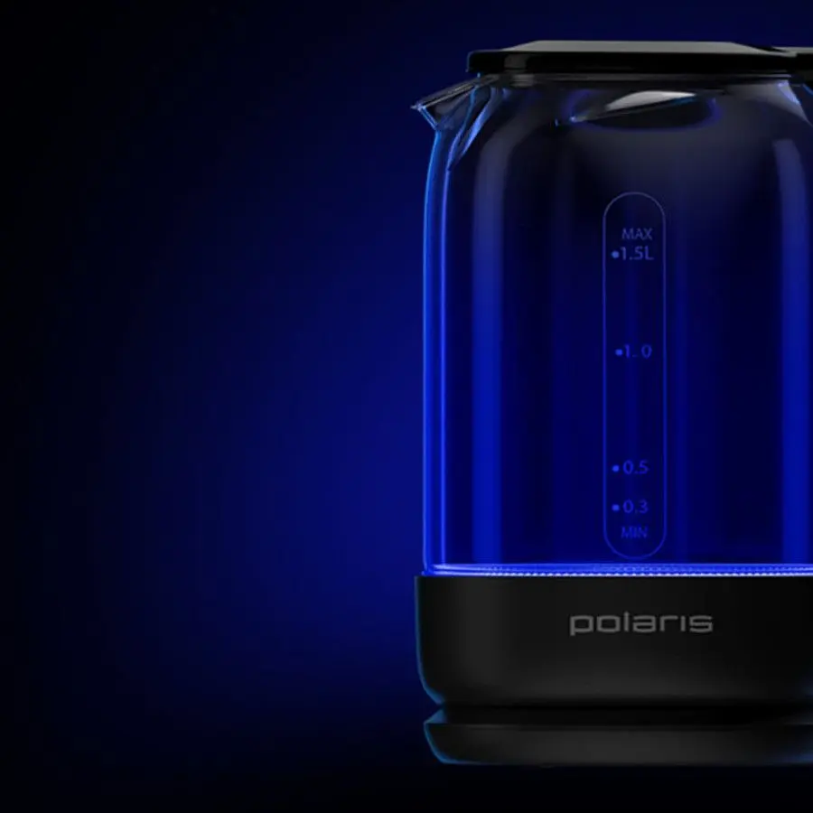 Електрочайник POLARIS PWK 17107CGLD WIFI IQ Home Чорний - фото 5