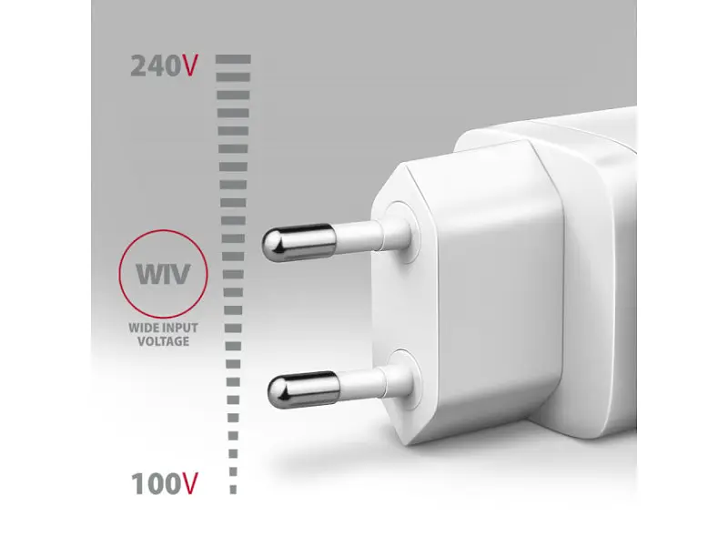 Мережевий зарядний пристрій AXAGON USB-C 20 W White (ACU-PQ20W) - фото 3