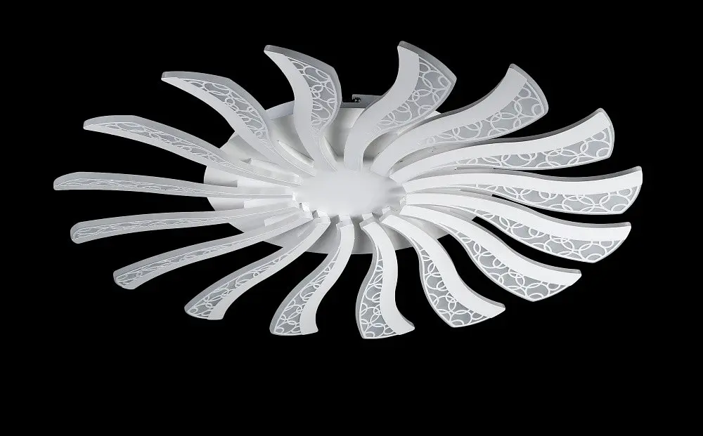 Люстра стельова LED Splendid Ray LK39265/16 BIG, 160W, білий, сучасний стиль, з пультом, 80 см - фото 3