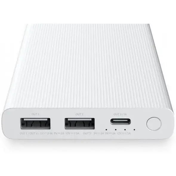Зовнішній портативний акумулятор Xiaomi ZMI 10000mAh 18W (JD810) білий - фото 5