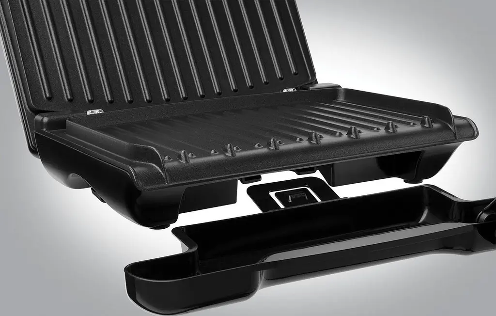 Електрогриль George Foreman 25050-56 Entertaining Steel Grill 1850 Вт Червоний (25050-56GF) - фото 4