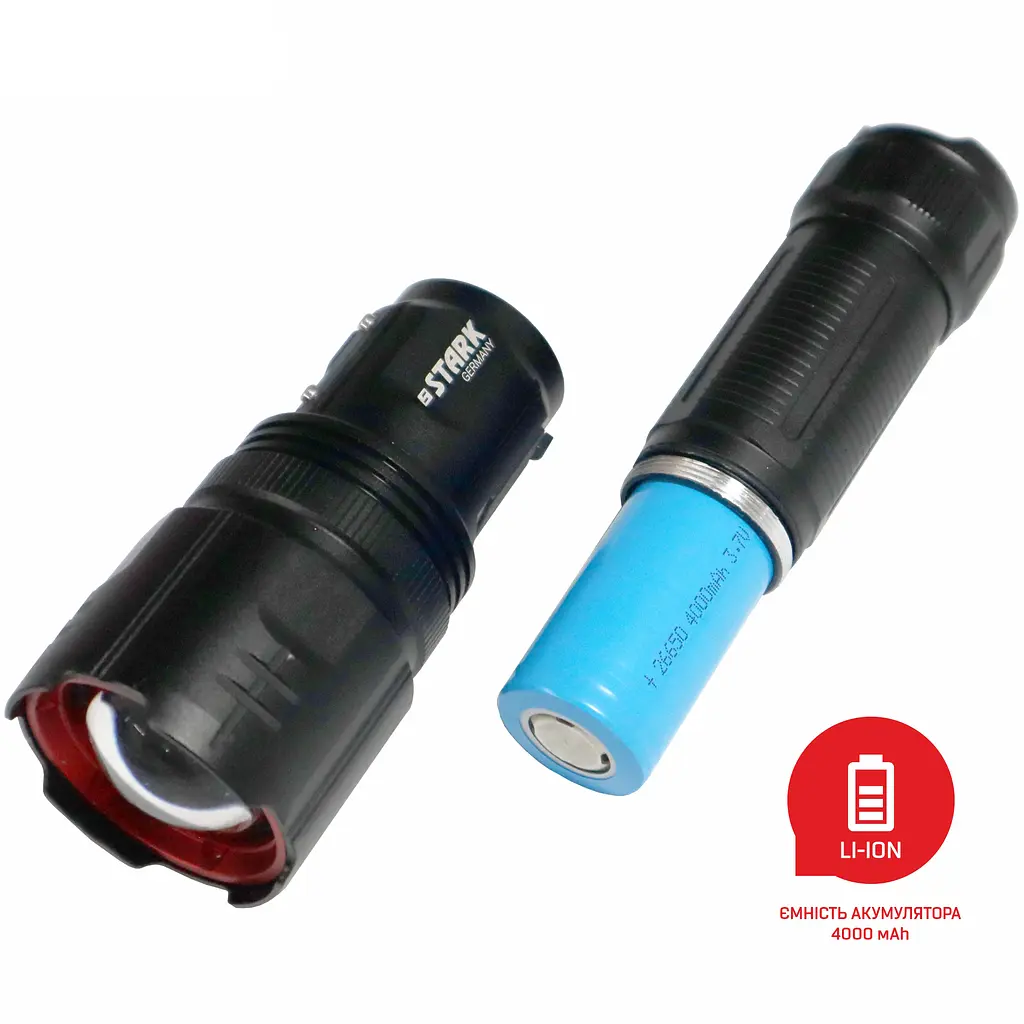 Фонарь ручной LED Stark L-4-02 Li (243000402) - фото 6