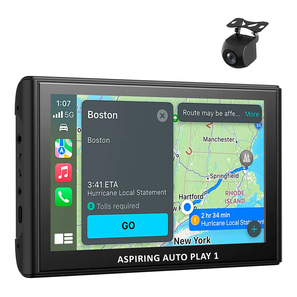 Портативний монітор Aspiring Auto Play 1, Magnet, CarPlay, Android auto - фото 5
