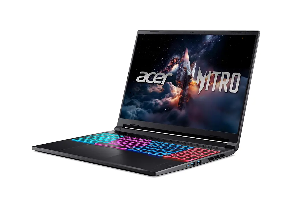 Ноутбук Acer Nitro V 16S ANV16S-41 16" WUXGA IPS AMD R5-240 16GB F1TB NVD5060-8 Lin чорний - фото 2