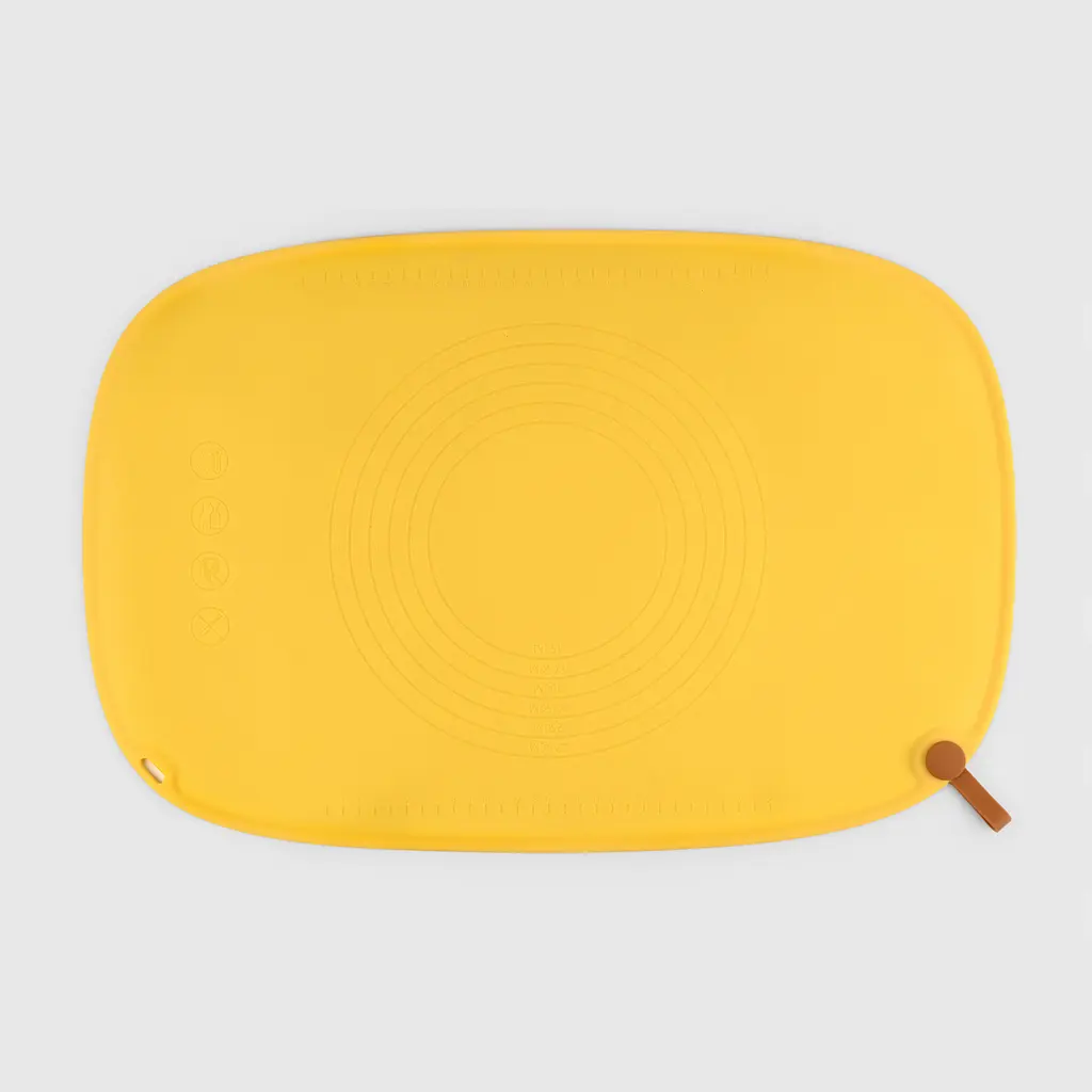 Коврик силиконовый для теста МВМ My Home (MVM) 60x40 см желтый (KP-84 YELLOW) - фото 3