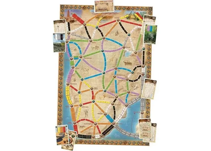 Настільна гра Days of Wonder Квиток на поїзд - Колекція карт №3: Серце Африки (Ticket to Ride - Map Collection 3: The Heart of Africa) (англ.) (DOW720117) - фото 2