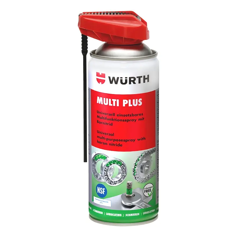 Змазка багатофункціональна Wurth Multi Plus синтетична 400мл(0893056000)