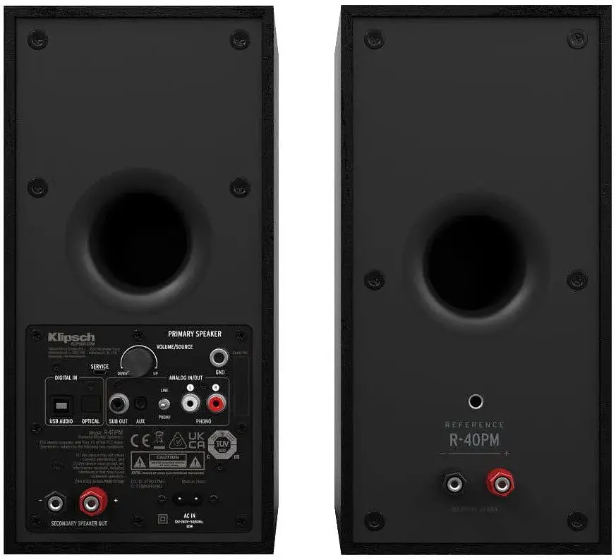 Повна активна мультимедійна акустика Klipsch Reference R-40PM Black - фото 5