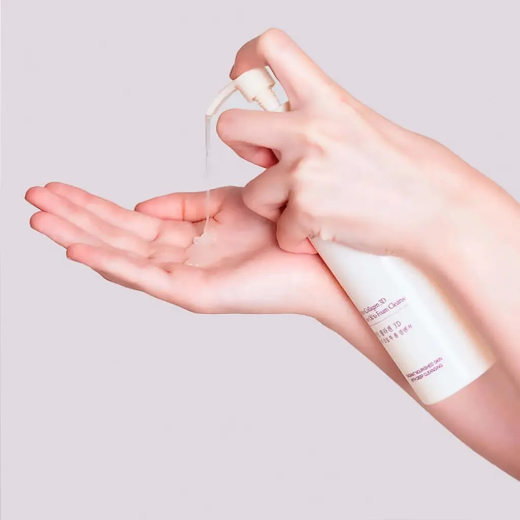 Гідрофільна очищуюча олія-пінка з колагеном Retin-Collagen 3D Core Oil to Foam Cleanse Fraijour 210 мл - фото 2