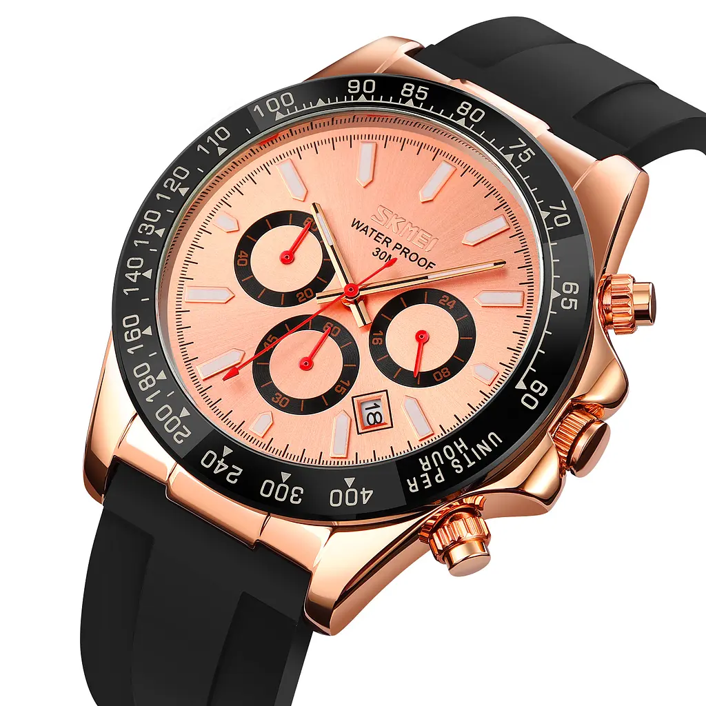 Чоловічий наручний годинник 9275RGRG Rose Gold-Rose Gold Skmei acs0029813 - фото 2