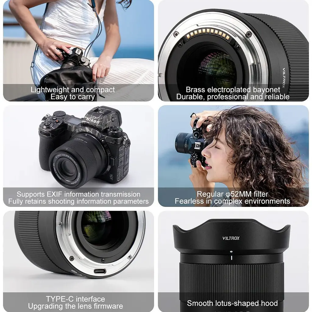Об'єктив Viltrox AF 40mm f/2.5 Air Nikon Z Black - фото 19