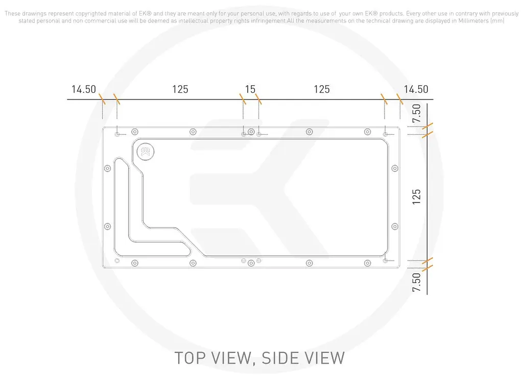 Резервуар для СРО Ekwb EK-QuantumX Loophole Distroplate D5 PWM - Black (3831109908440) (3831109908440) - фото 6