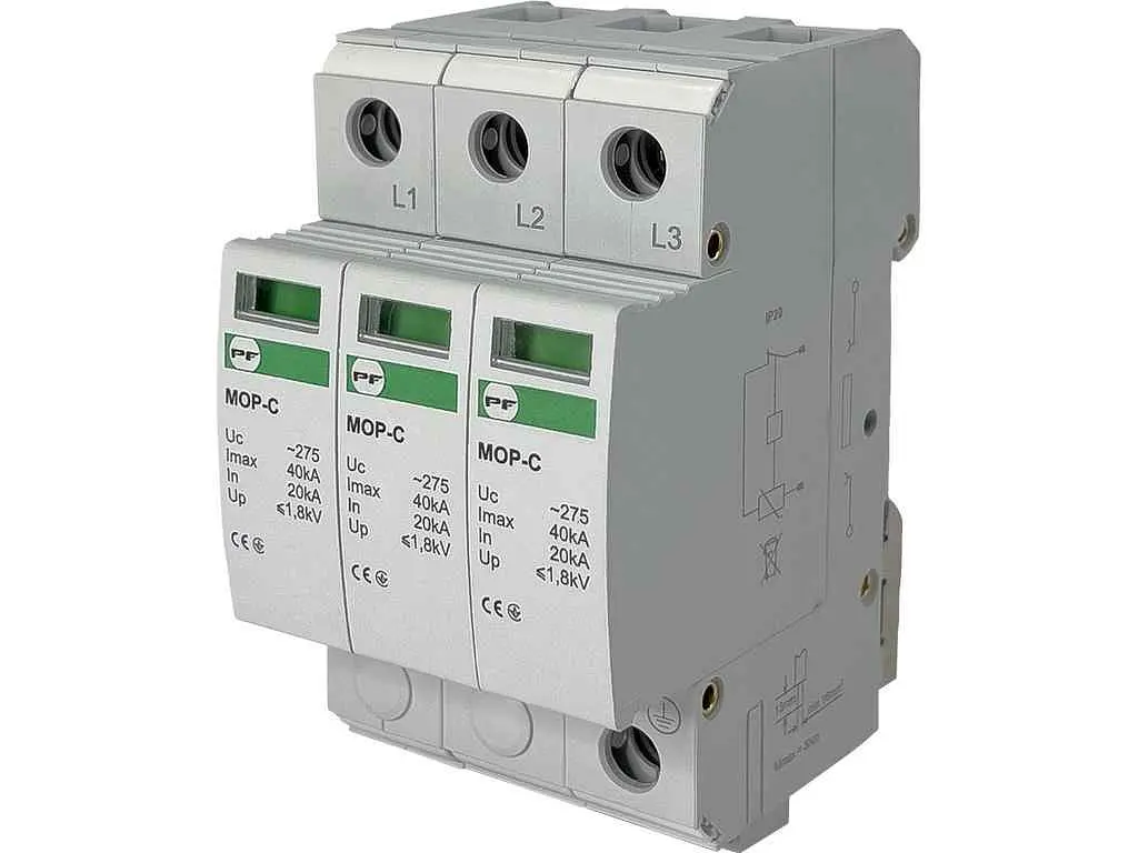 Обмежувач перенапруг MOP PF 3P-C 275/20 змінного струму