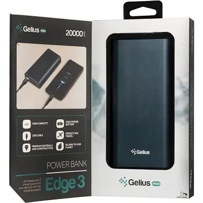 Портативна батарея Powerbank Gelius Pro Edge 3 PD GP-PB20-210 20000mAh Dark Blue - фото 8