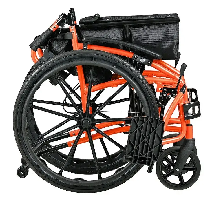 Кресло-каталка Vera Medical с ручными тормозами для людей с ограниченными возможностями весом до 120 кг (VRM-009) - фото 3