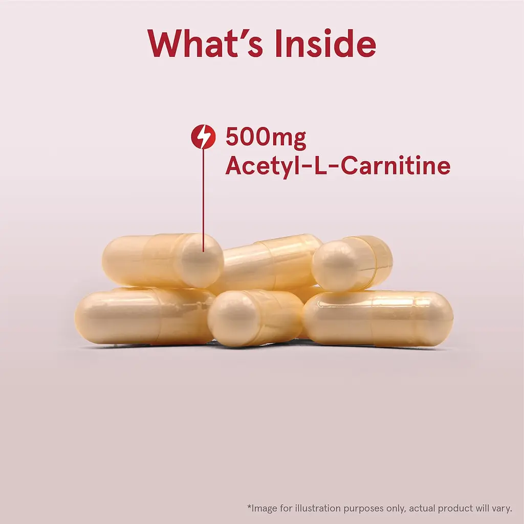 Ацетил L-карнітин Jarrow Formulas Acetyl L-Carnitine 500 мг 60 вегетаріанських капсул - фото 4