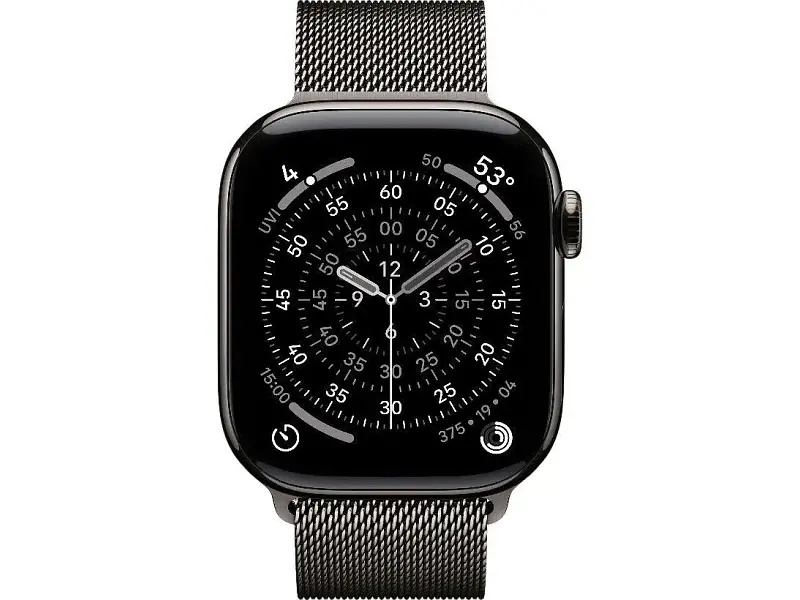 Смарт-годинник Apple Watch Series 11 GPS + Cellular 42mm Slate Titanium Case with Slate Milanese Loop (MF8U4) - фото 2