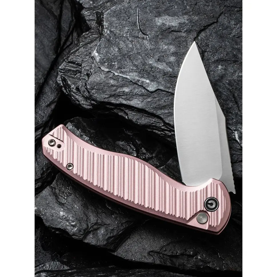 Ніж складаний туристичний Civivi Stormhowl, (8.4 см) Nitro-V / Aluminum рожевий - фото 12