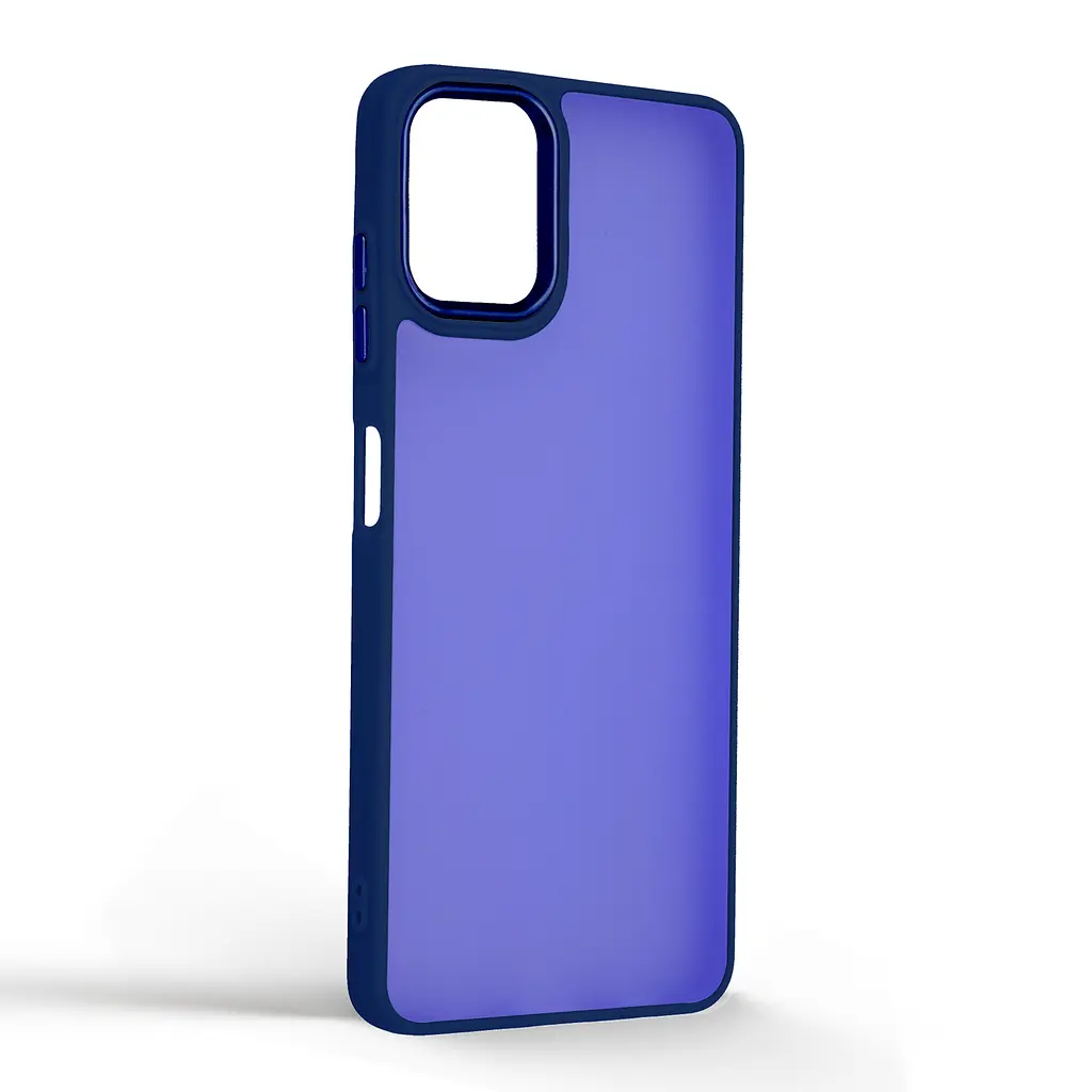 Противоударный чехол для Samsung Galaxy A06 (A065), Frame, синий, панель-накладка, термополиуретан TPU + поликарбонат PC, защита всего корпуса, защита кнопок и камеры, устойчив к деформациям, ArmorStandart (ARM84796) - фото 2