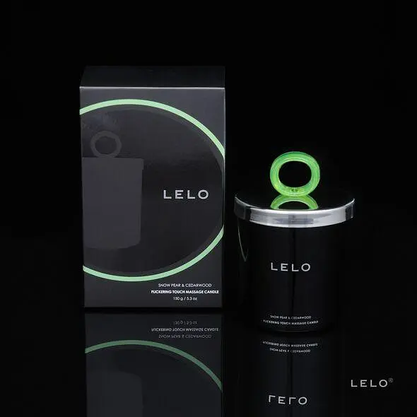 Масажна свічка Lelo Massage Candle Snow Pear & Cedarwood, соєвий віск, 36 годин горіння - фото 2