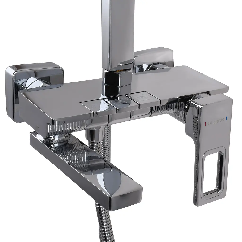 Душевая система Globus Lux PIANO GLPN-0077 смеситель с поворотным изливом - фото 3