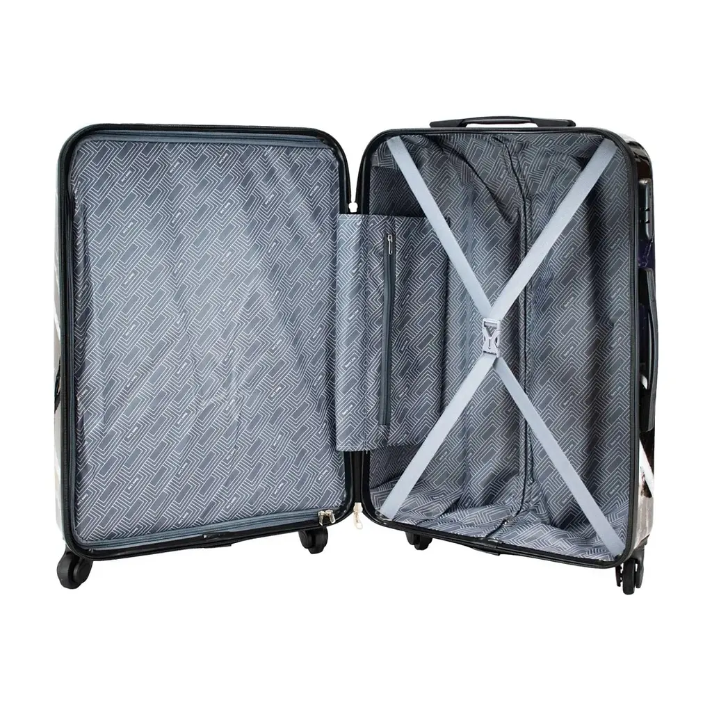 Валіза Semi Line 24" M T5730-1 Black Marble (DAS303337) - фото 6