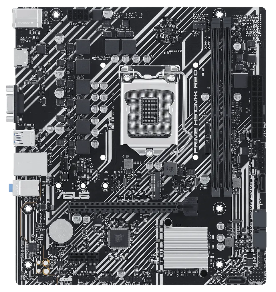 Материнська плата Asus H510M-A R2.0 Prime LGA 1200 (PRIME H510M-A R2.0) - фото 2