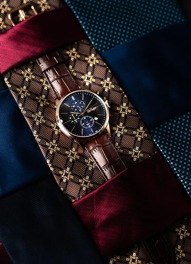 Годинник Lee Cooper Leather Gold - фото 6