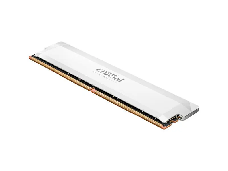 Пам'ять для настільних комп'ютерів Crucial 16 GB DDR5 6400 MHz Pro Overclocking White (CP16G64C32U5W) - фото 2