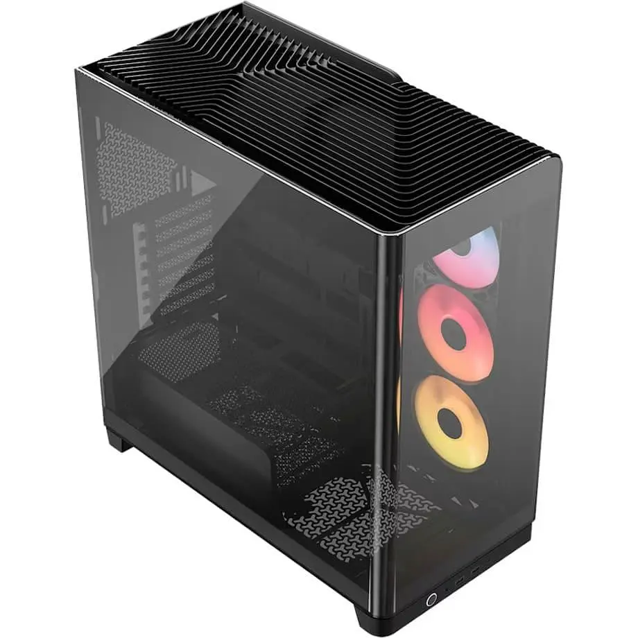 Корпус Corsair FRAME 4500X LX-R RGB Tempered Glass без БП Black (CC-9011316-WW) - фото 12