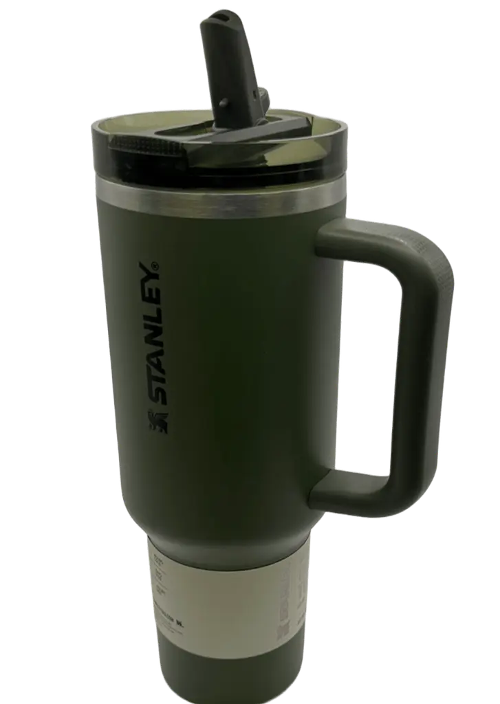 Термос термочашка Stanley Quencher ProTour Flip Straw Tumbler з нержавіючої сталі Олива 1,18 л KT7001974 - фото 2