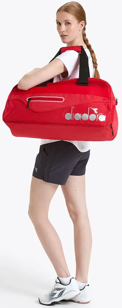 Містка спортивна сумка з відділом взуття Diadora Bag Tennis 45735 55L Червона - фото 2