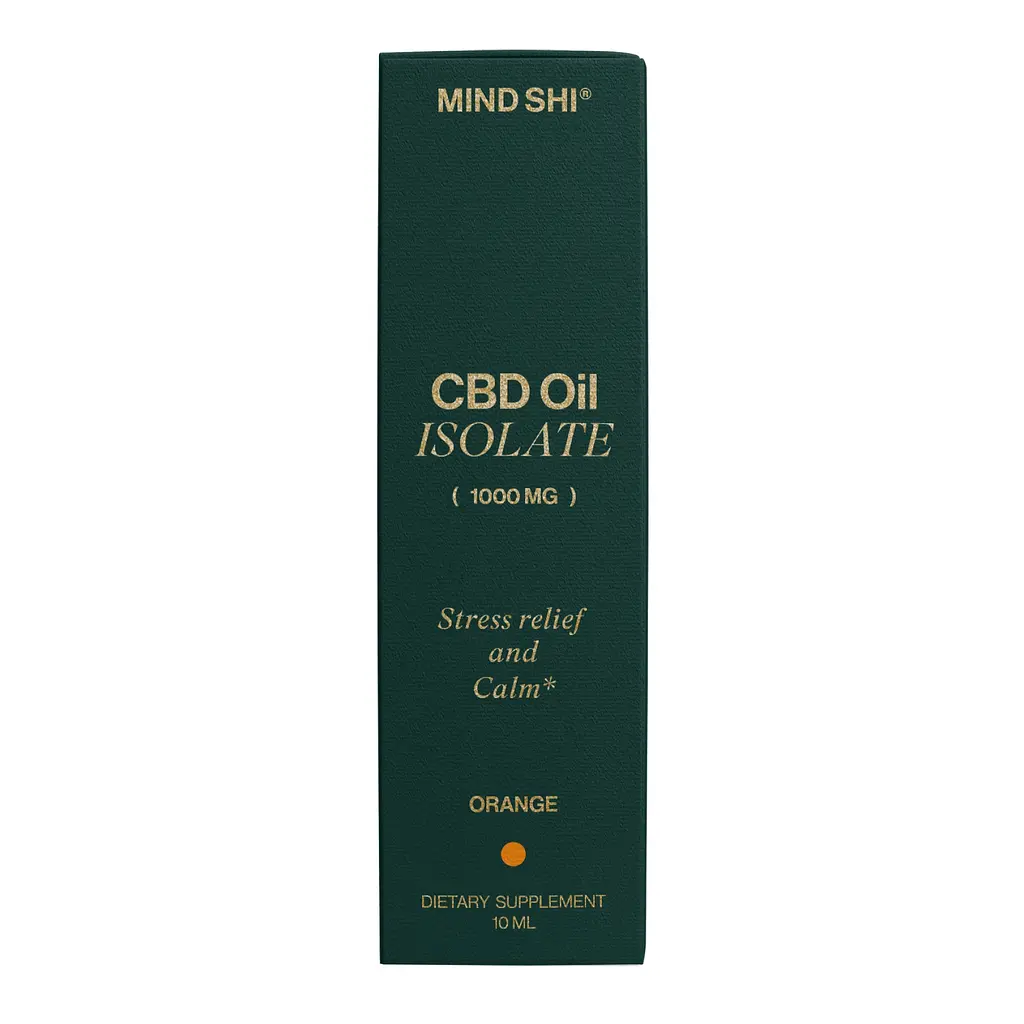 Ізолят канабідіолу Mind Shi CBD Oil Isolate Orange 1000 мг 10 мл - фото 5