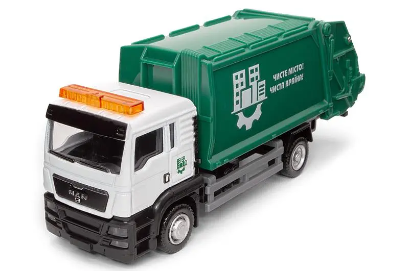 Іграшкова машинка сміттєвоз MAN з аксесуарами TechnoDrive 250431U - фото 3