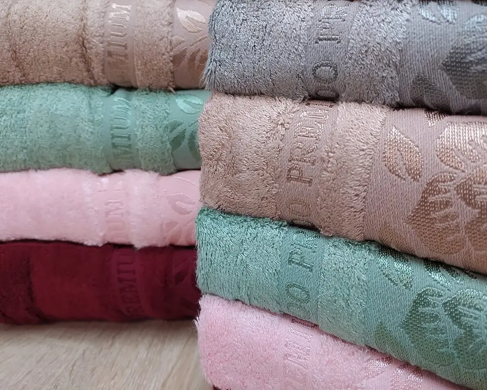 Набір турецьких махрових рушників Cestepe 50х90 6 штук + 70х140 6 штук Bamboo Cicek - фото 4