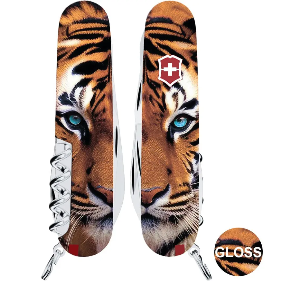 Ніж Victorinox Climber Animal 91мм 14функ Тигр - фото 3