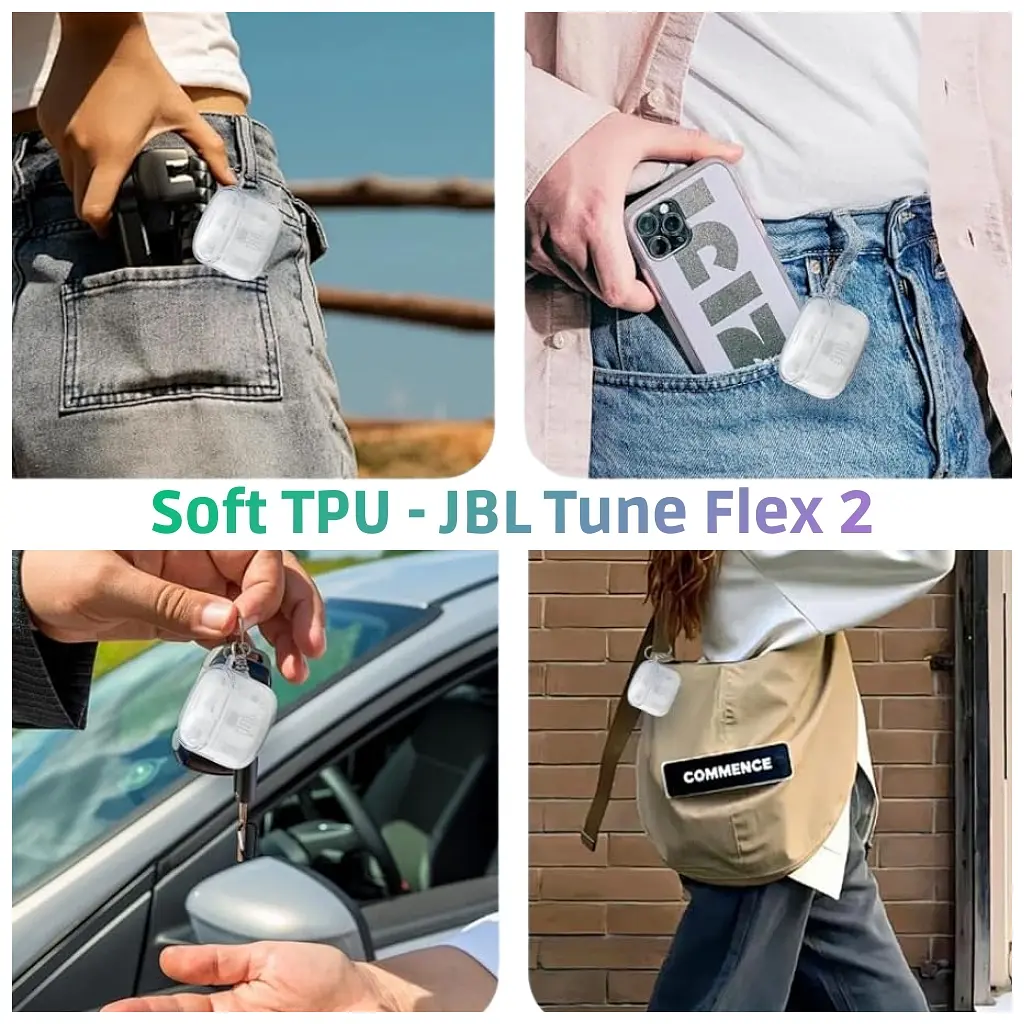 Чохол для навушників BeCover для JBL Tune Flex 2 Transparent (714829) - фото 5