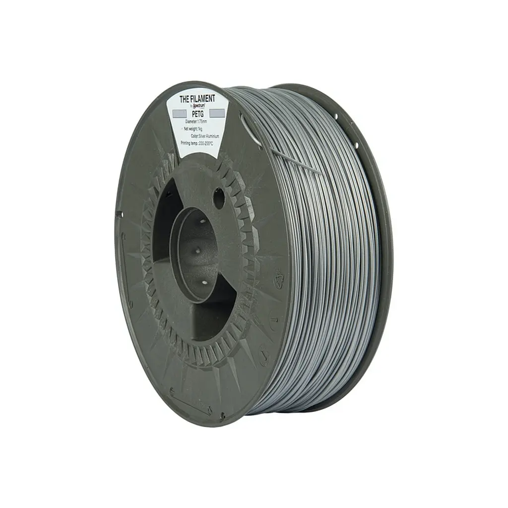 Пластик для 3D-принтера The Filament PETG 1.75mm 1kg SILVER ALUMINIUM (TF-24021)