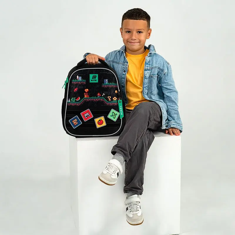 Рюкзак Kite Education каркасний 555 Pixel Game (K25-555S-4) - фото 17