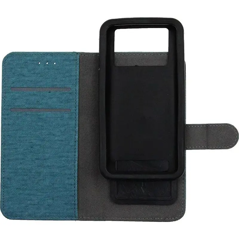 Чохол-книжка Toto Book Silicone Slide Universal Cover 5.6" (№4) Blue - фото 4