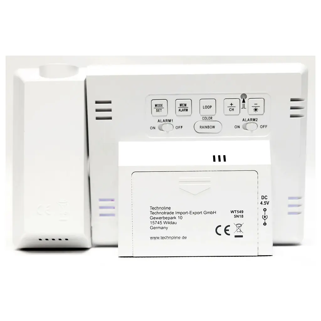 Годинник проекційний Technoline WT549 White (WT549) - фото 5