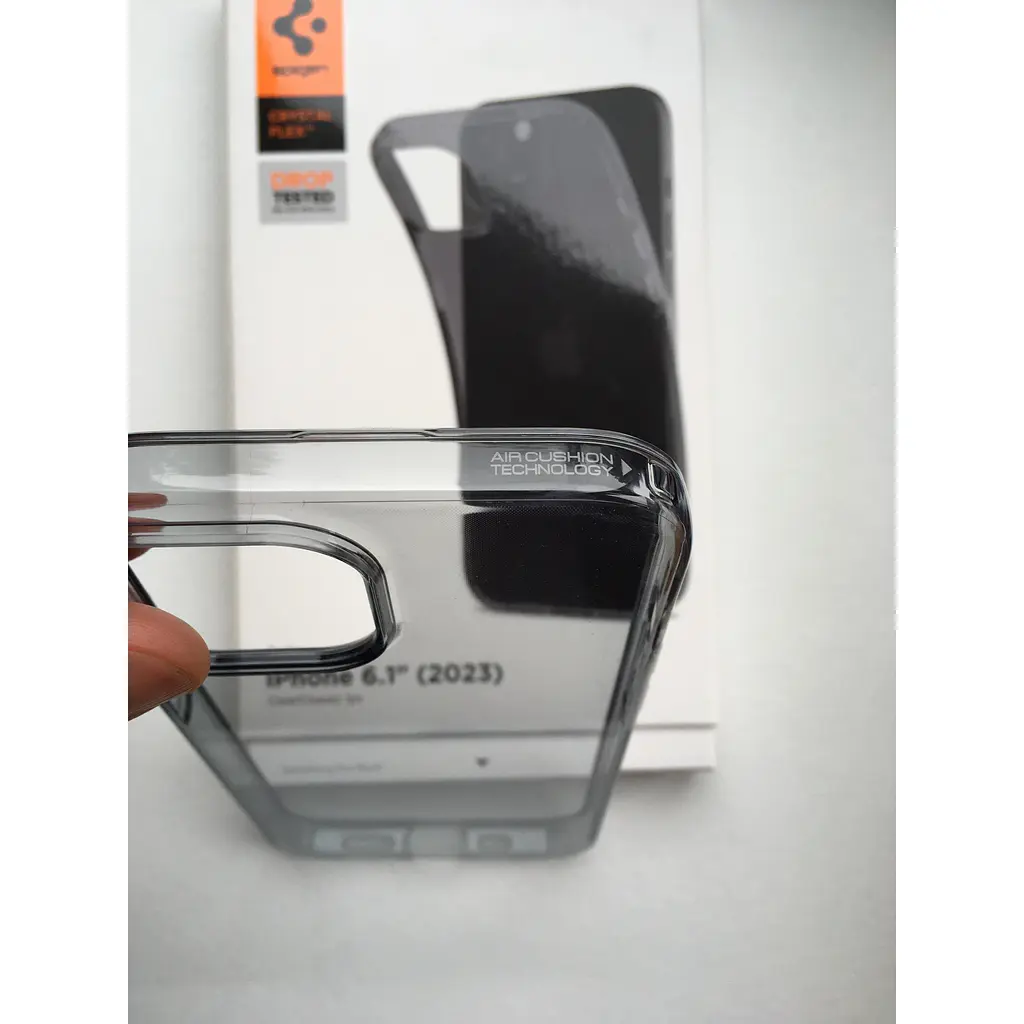 Чохол Spigen Liquid Crystal Flex для iPhone 15 Space Crystal ACS06482 прозорий силіконовий - фото 7