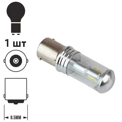 Лампа PULSO/габаритна/LED 1156/8SMD-3030/12-24v/2w/80lm White
